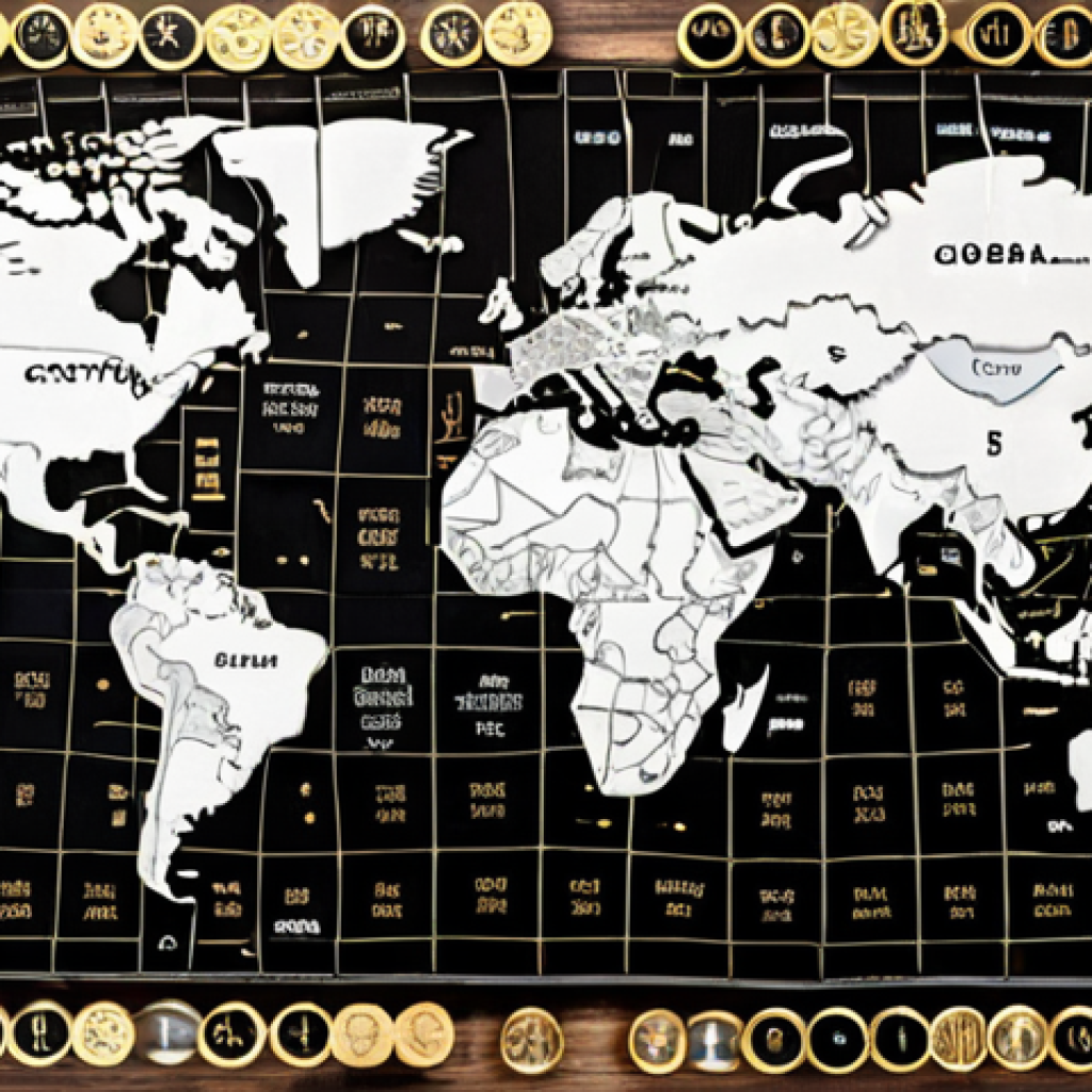 **Image Prompt:** A complex jigsaw puzzle with pieces representing different countries' crypto regulations, some pieces fitting together smoothly while others are forced or missing entirely. Overlaid is the text "Global Crypto Regulation: A Jigsaw Puzzle."