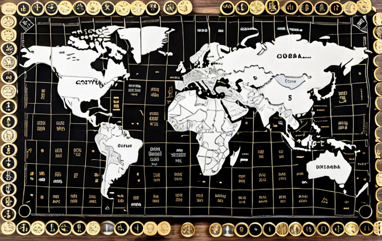 **Image Prompt:** A complex jigsaw puzzle with pieces representing different countries' crypto regulations, some pieces fitting together smoothly while others are forced or missing entirely. Overlaid is the text "Global Crypto Regulation: A Jigsaw Puzzle."