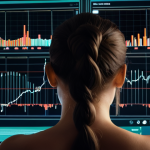 A person (gender-neutral, 30s-40s) with a subtly anxious or wary expression, gazing at a distorted digital screen. The screen displays chaotic, abstract crypto price charts and blockchain elements. Surrounding the person are ethereal, menacing digital shadows and fragmented, deceptive interfaces (like phishing website snippets). The overall atmosphere is dark, reflecting a "digital wild west" feel, with swirling data streams and hints of unseen, sophisticated cyber threats lurking. The emotion is one of vulnerability and the "knot in the stomach" feeling.