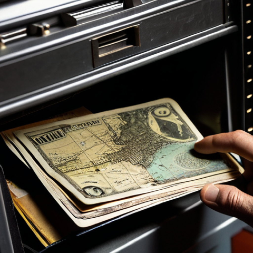 비용 효율적인 암호화폐 보안 솔루션 - Paper Wallet Security**

"Close-up shot of a hand carefully placing a laminated paper wallet inside ...